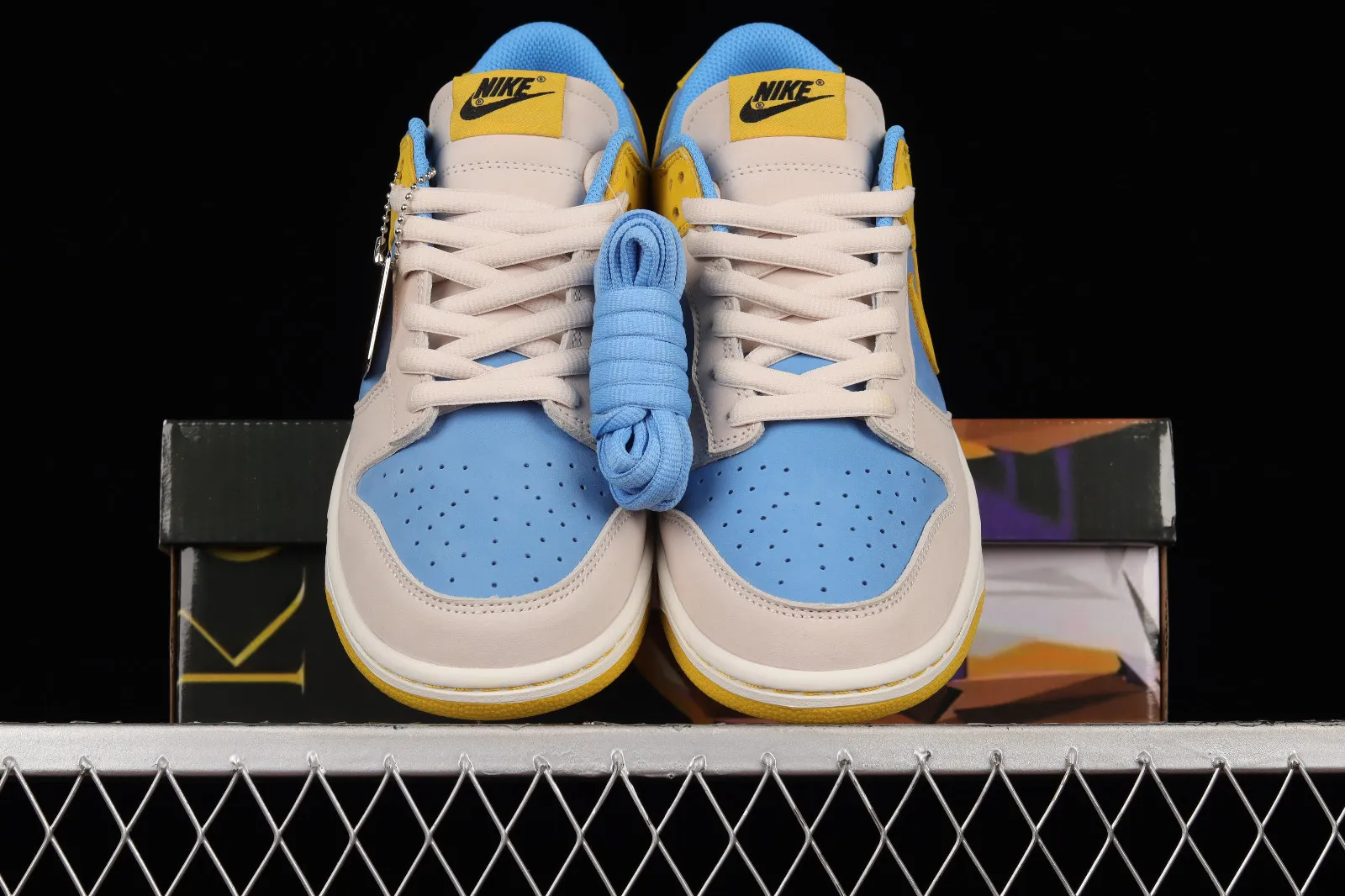 Nike SB Dunk Low Kobe Navy Blue White Yellow LF2428-002