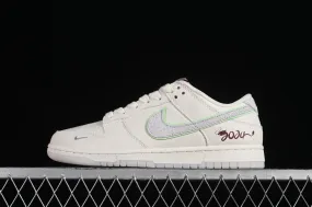 Nike SB Dunk Low Off White Light Grey Green Red CF3688-001