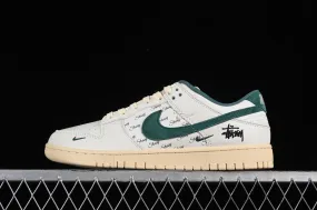 Nike SB Dunk Low Stussy Off White Green Black CF3688-006