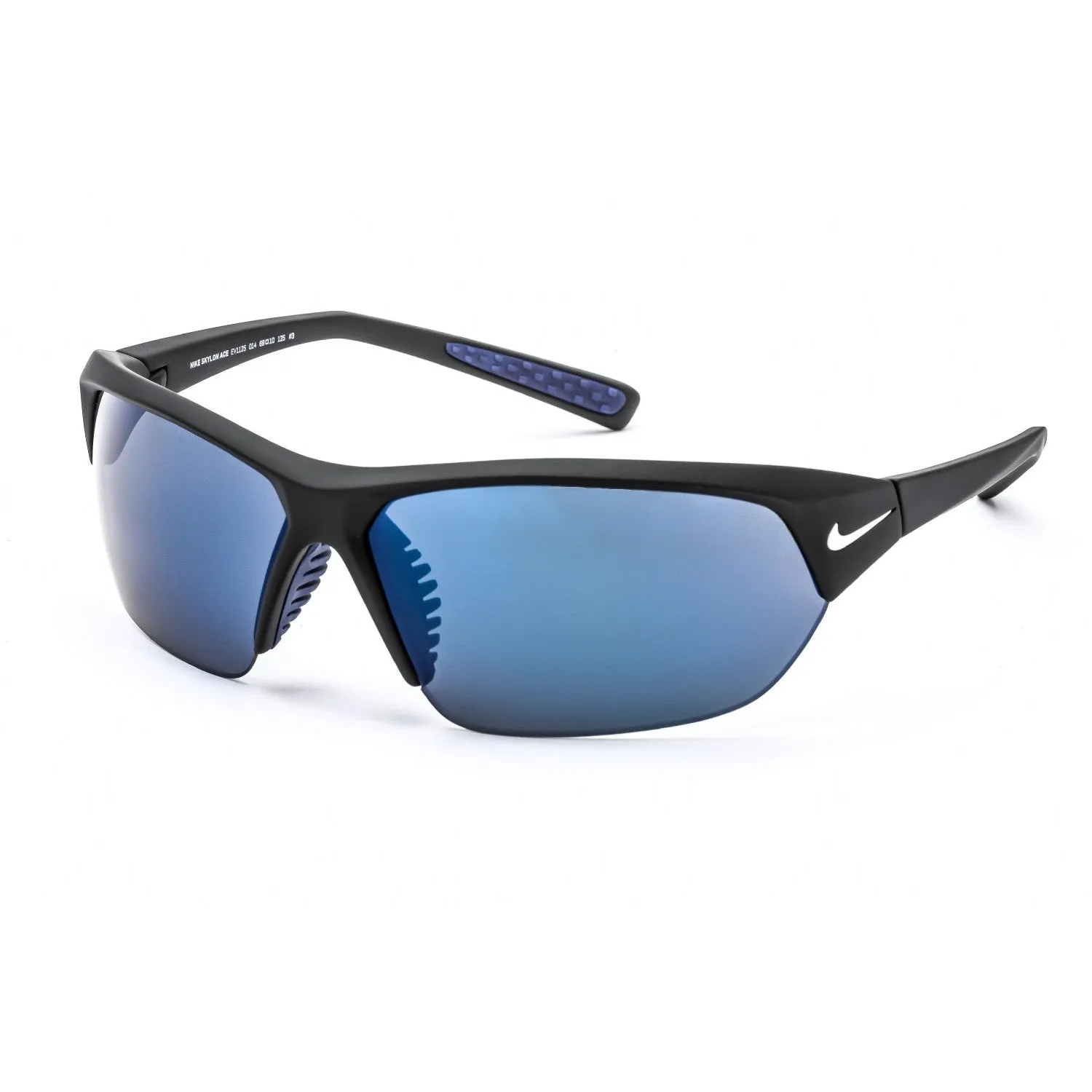 Nike SKYLON ACE EV1125 Sunglasses MATTE BLACK / GREY BLUE MIRROR