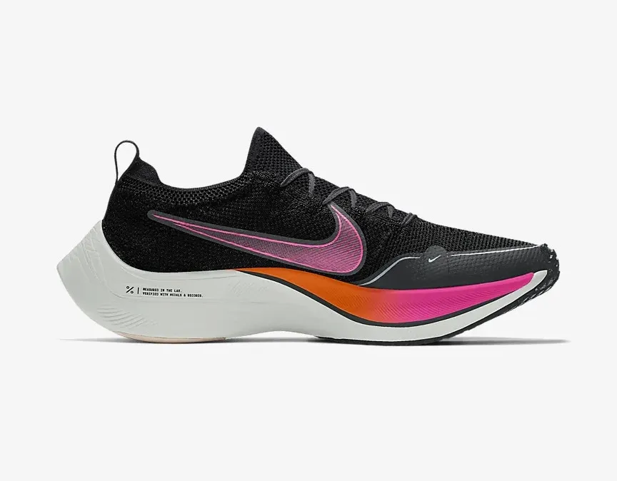 Nike ZoomX Vaporfly Next% Black White Red Orange DM4386-993