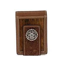 Nocona Men's Money Clip Bifold Calf Hair Wallet