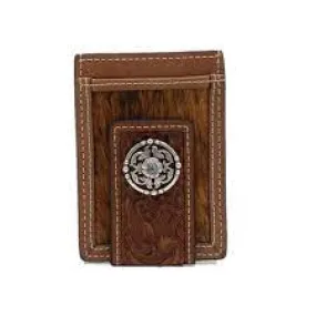 Nocona Men's Money Clip Bifold Calf Hair Wallet