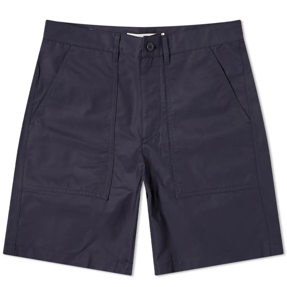 Norse Projects Aaro 60/40 Fatigue ShortsDark Navy