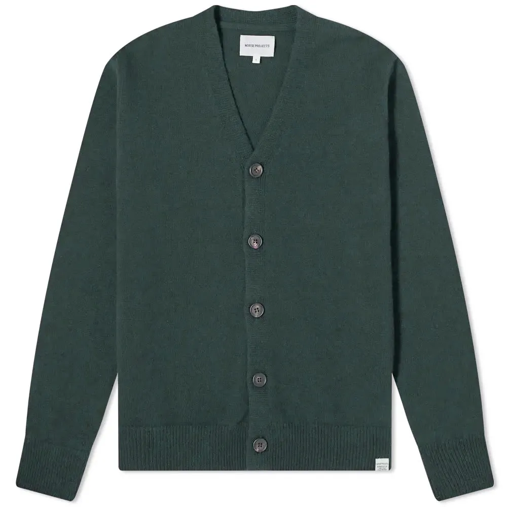 Norse Projects Adam Lambswool KnitForest Green