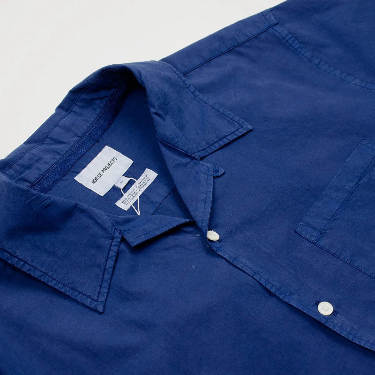 Norse Projects - Carsten Tencel Shirt - Ultra Marine