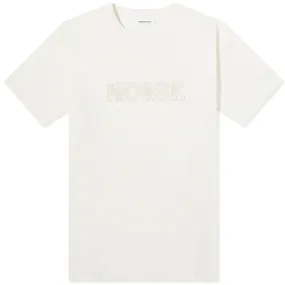 Norse Projects Johannes Norse Logo T-ShirtEcru