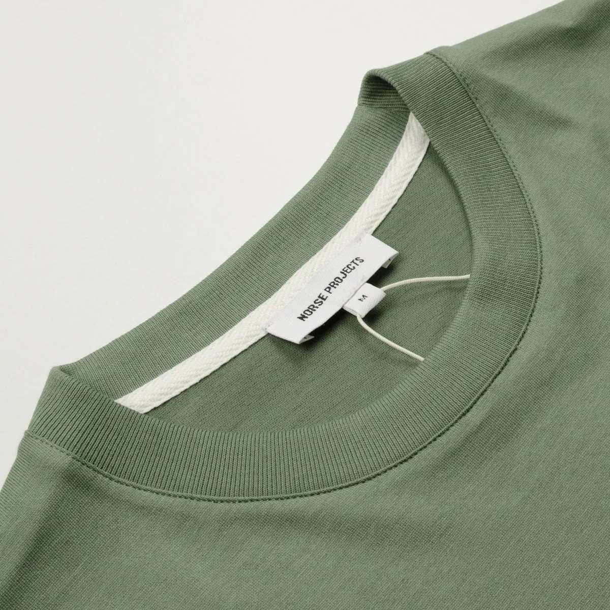 Norse Projects - Johannes Standard Pocket T-shirt - Dried Sage Green