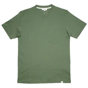 Norse Projects - Johannes Standard Pocket T-shirt - Dried Sage Green