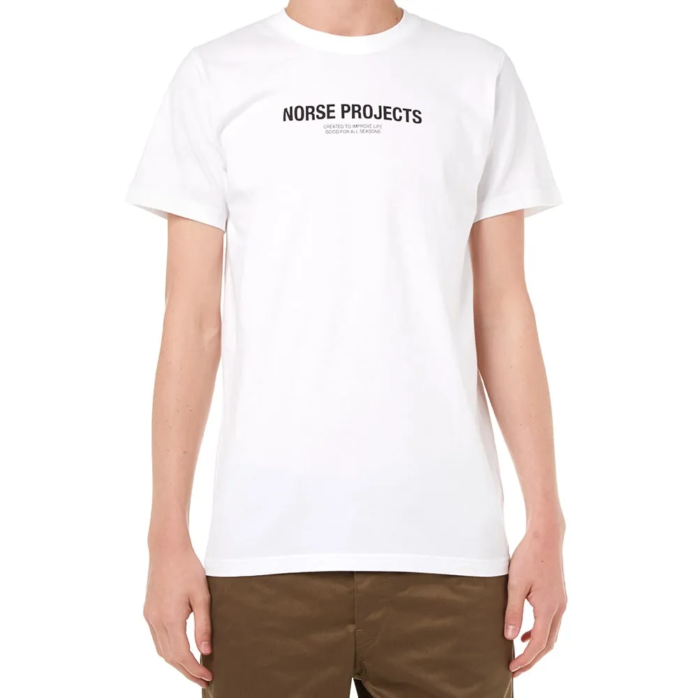 Norse Projects Niels Classic Logo TeeWhite