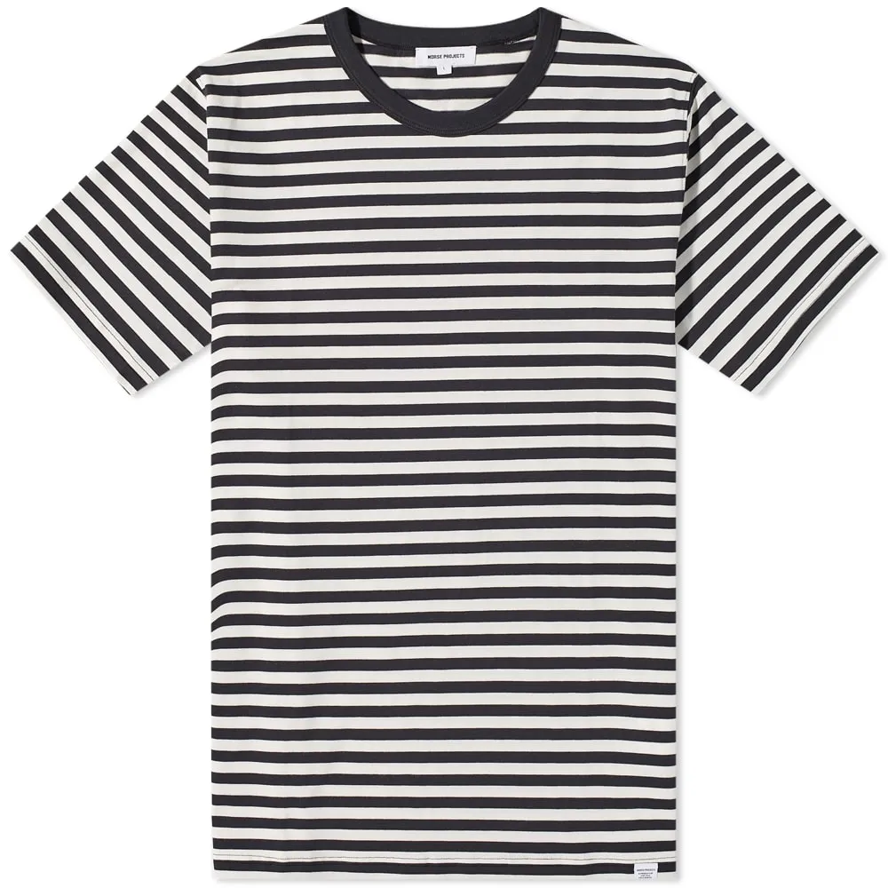 Norse Projects Niels Classic Stripe T-ShirtBlack