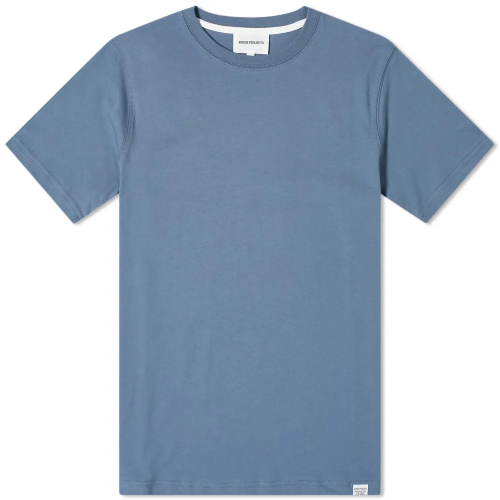 Norse Projects Niels Standard TeeScoria Blue