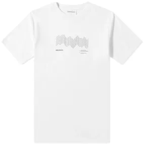 Norse Projects Niels Topography Logo TeeWhite