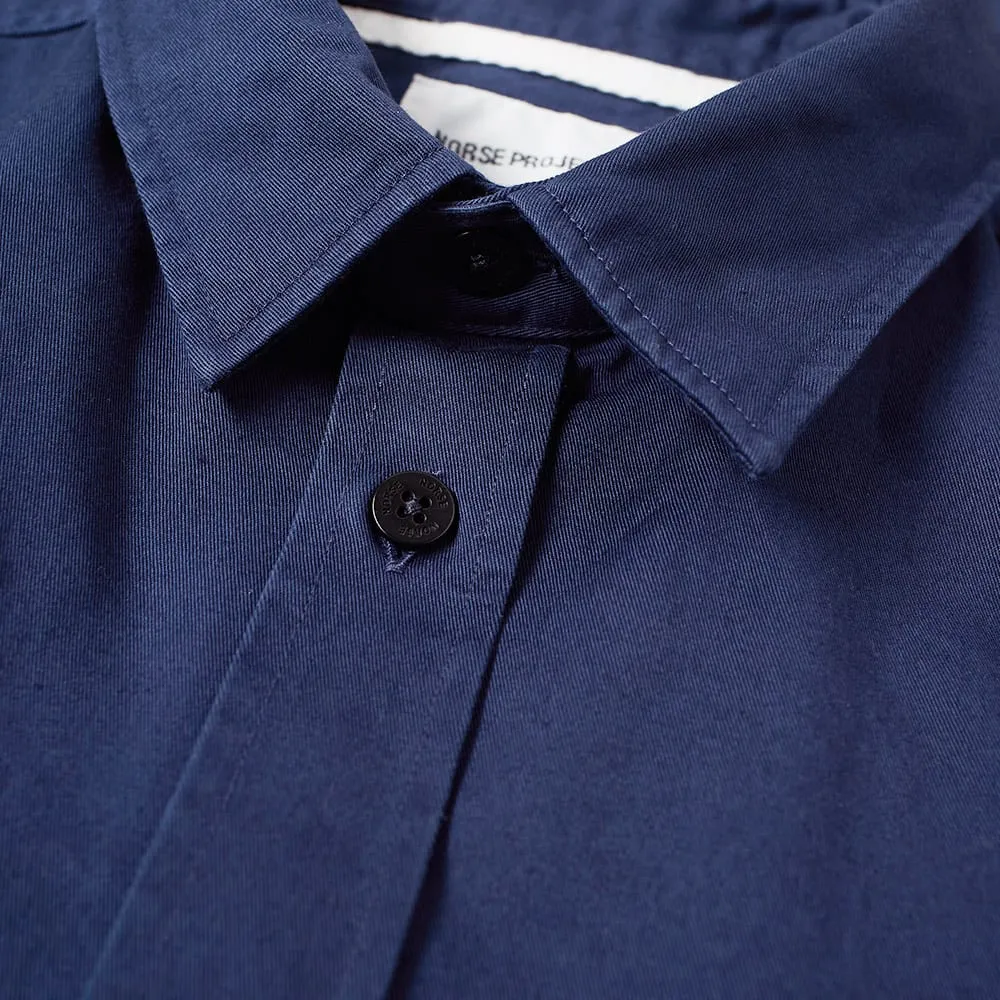 Norse Projects Villads Twill ShirtNavy