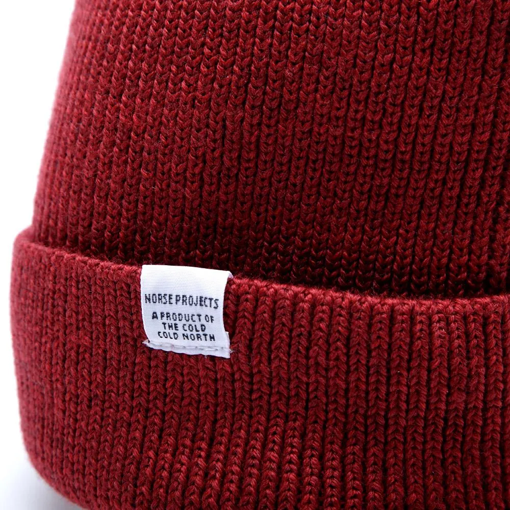 Norse Projects Watch BeanieBrick Red