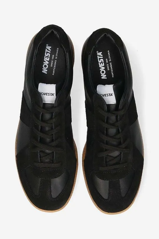 Novesta leather sneakers black color