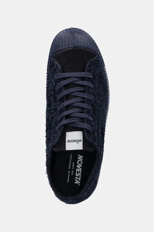 Novesta suede plimsolls Star Master Hairy Suede navy blue color N354002.BLU000964