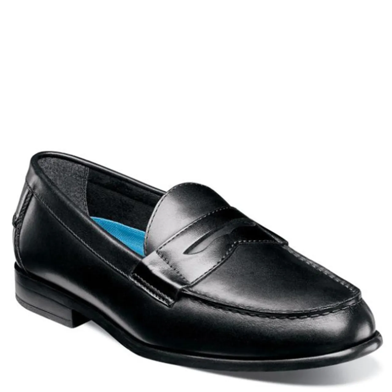 Nunn Bush 84744-001 DREXEL Black Penny Loafers