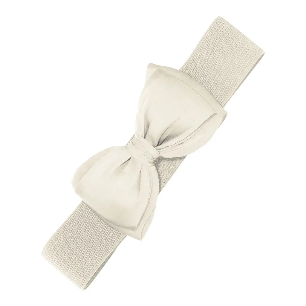 Off White Vintage Bow Belt