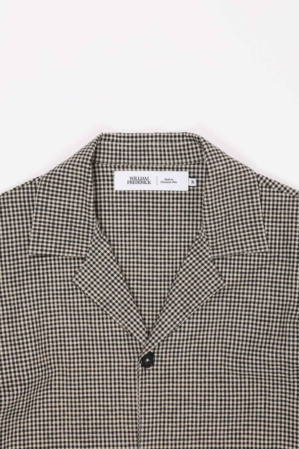 Office Jacket - Black and Tan Gingham