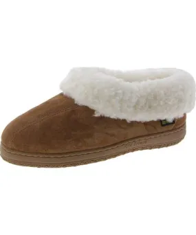 Old Friend Juliet Womens Leather Sheepskin Lined Moccasin Slippers