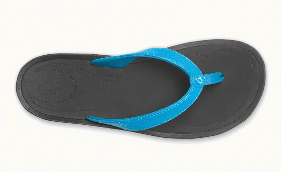 Olukai Kulapa Kai Aqua Black Women's Sandal