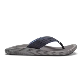 OluKai Men's Ulele Flip Flop - Blue Depth/Charcoal 10435-TF26