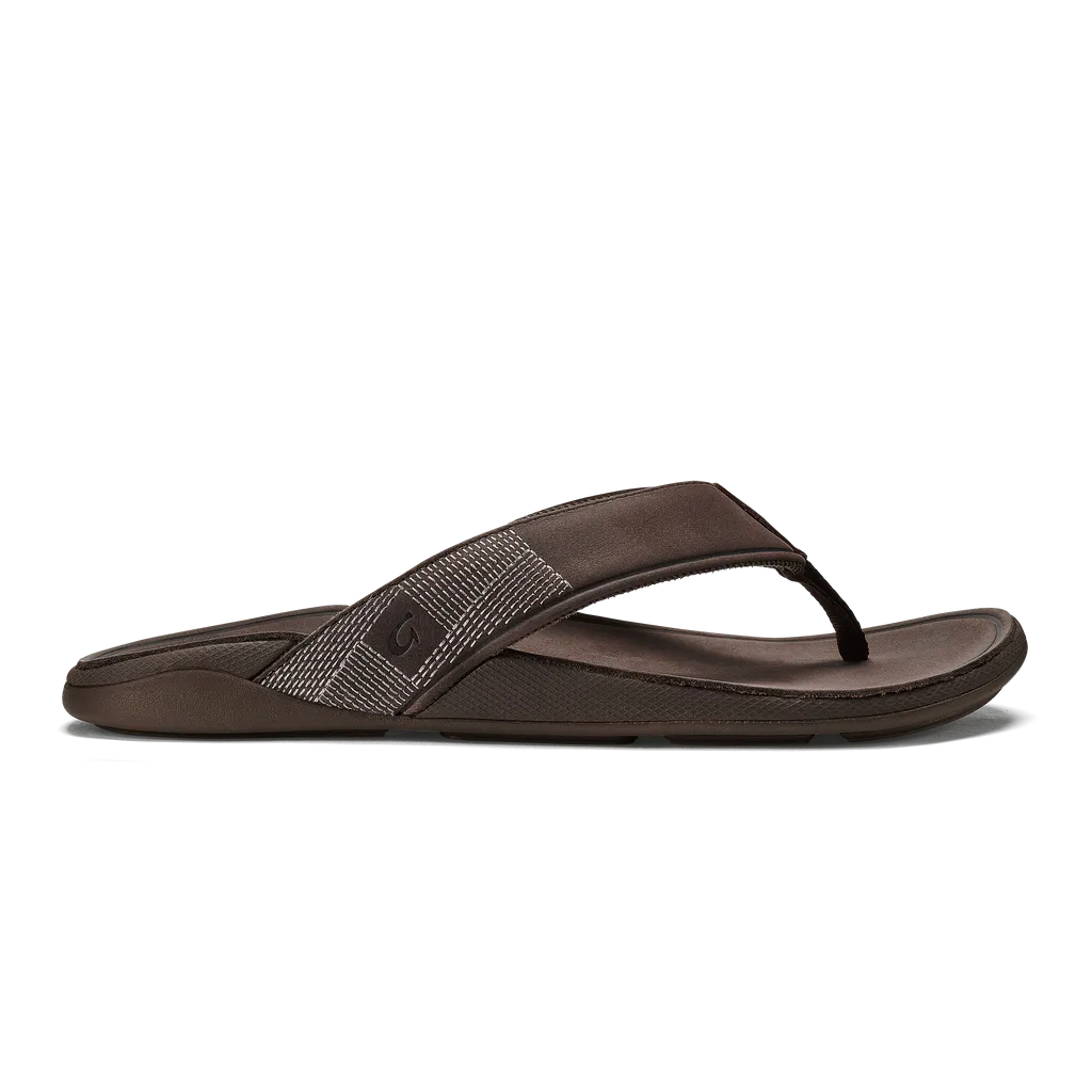 Olukai Tuahine Sandal-Dk Wood/Dk Wood