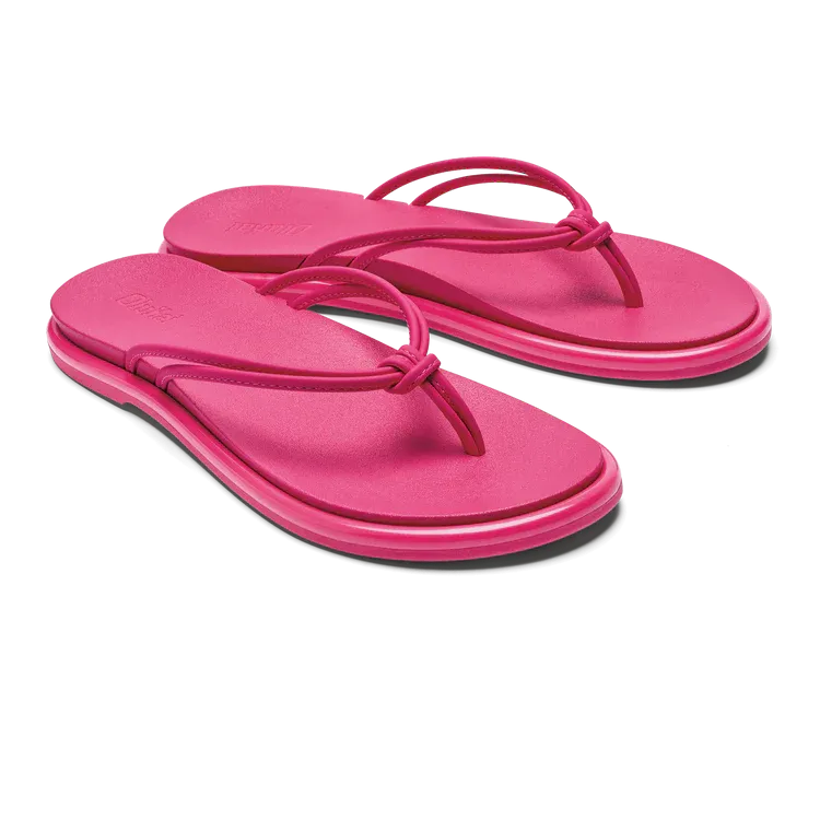 Olukai Women's 'Aka Flip Flop - Pink Plumeria/Pink Plumeria 20509-6P6P