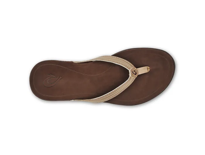 Olukai Women's 'Aukai Leather Flip Flop