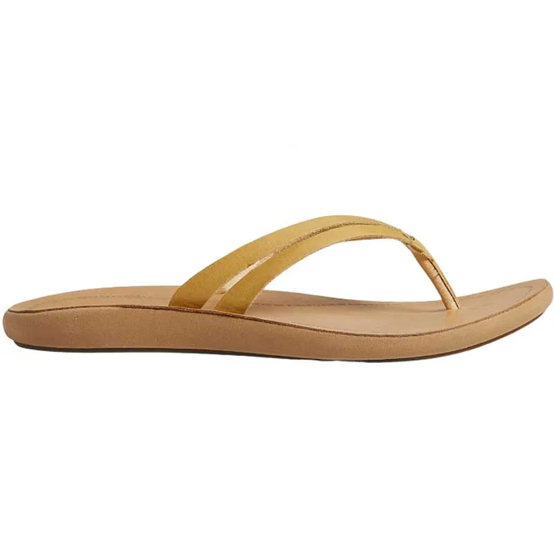 Olukai Women's Kapehe Luana Sandal - Golden Harvest/Sand 20468-7LGS