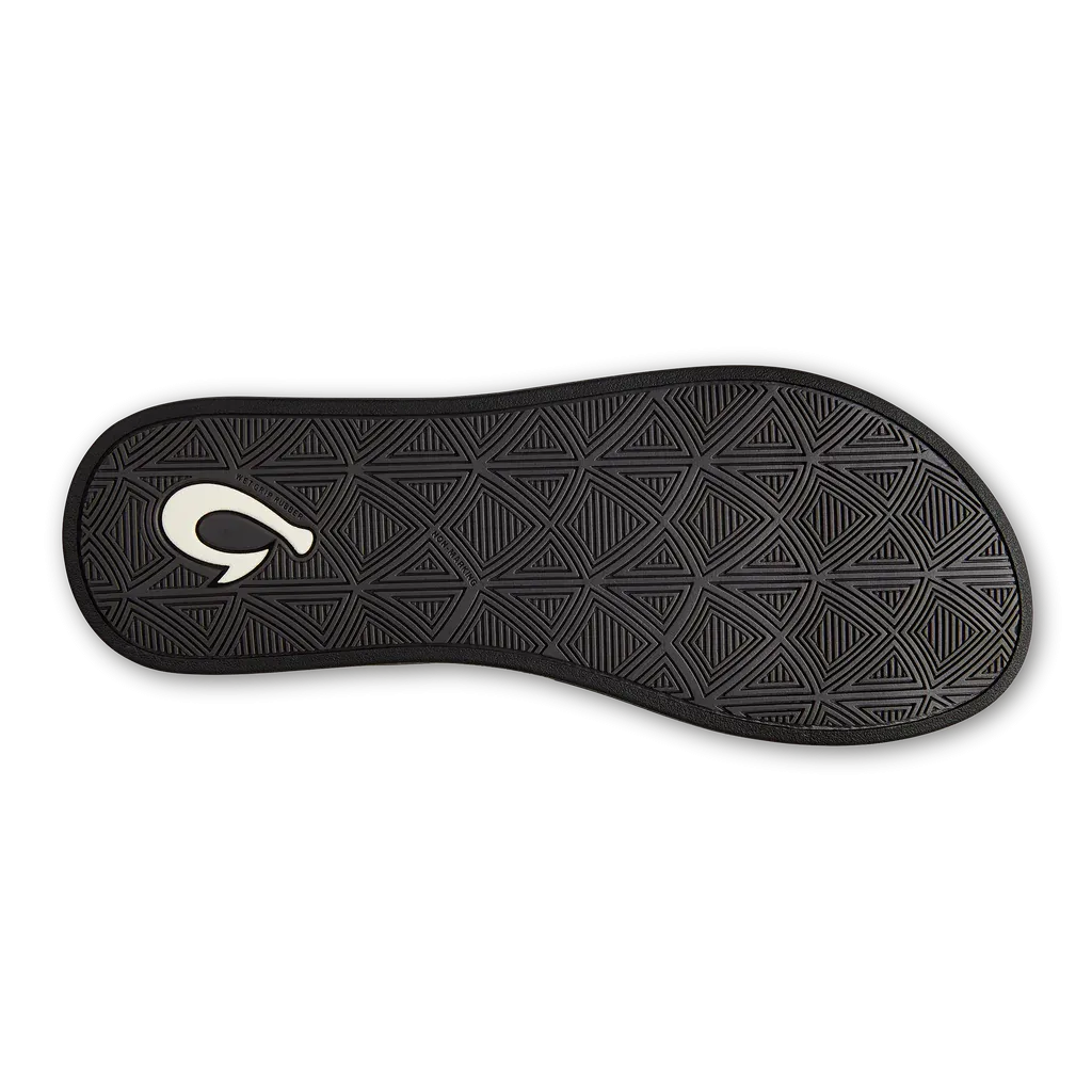 Olukai Women's Puawe Flip Flop - Black/Black 20498-4040