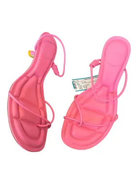 Oncept Shoe Size 7.5 Pink Leather Kitten Heel Sandals