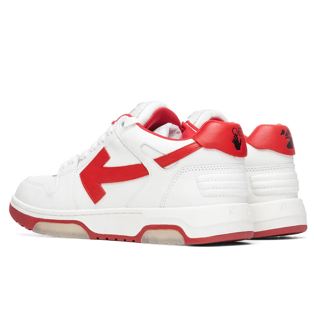 Out of Office Calf Leather - White/Red