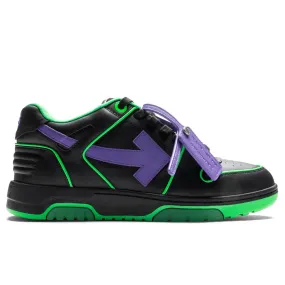 Out of Office Outlined - Green Fluorescent/Purple