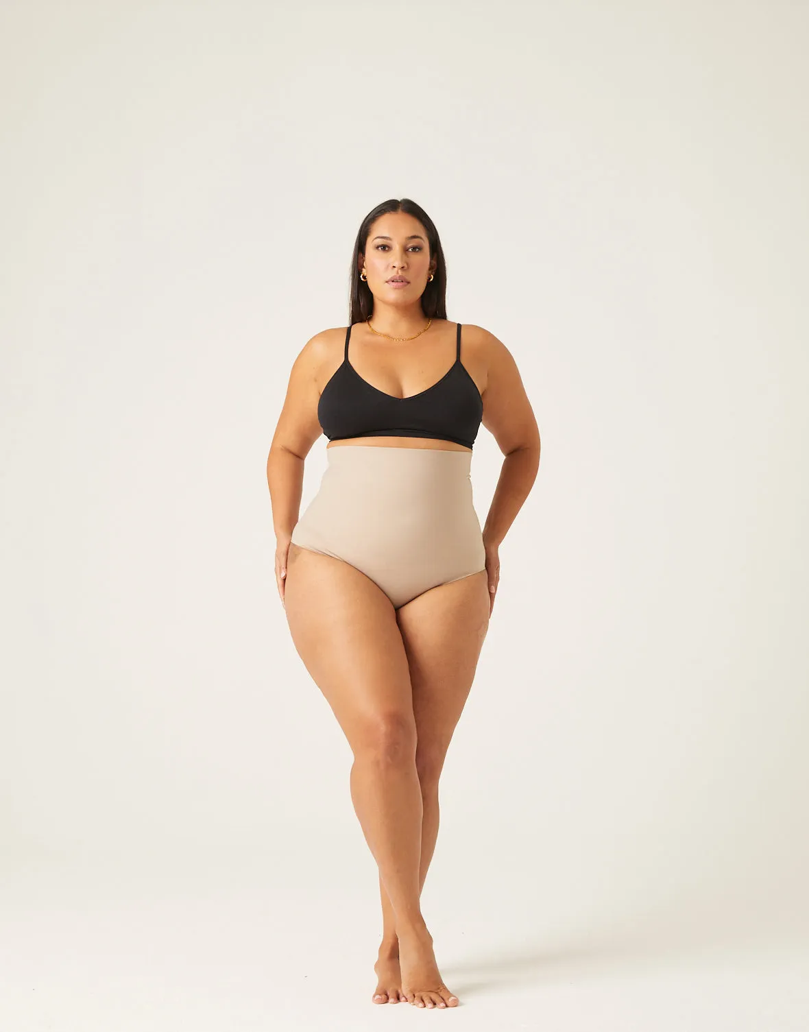 Plus Size High Waisted Shapewear Briefs