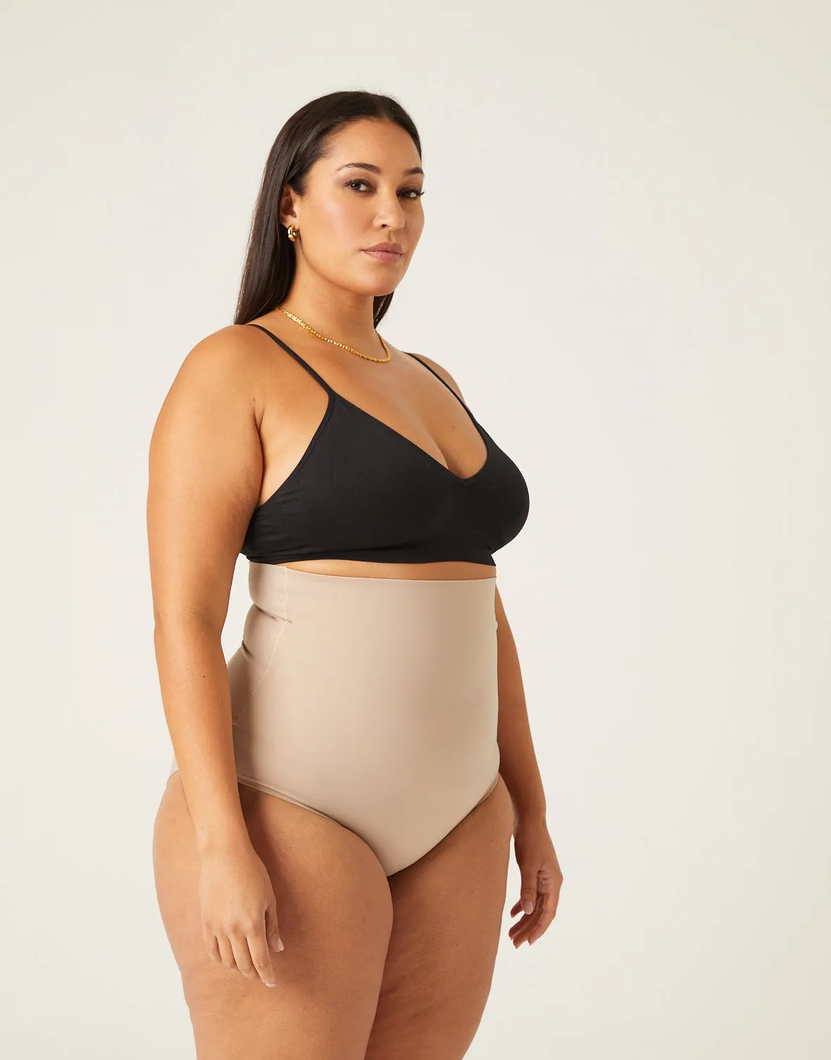 Plus Size High Waisted Shapewear Briefs