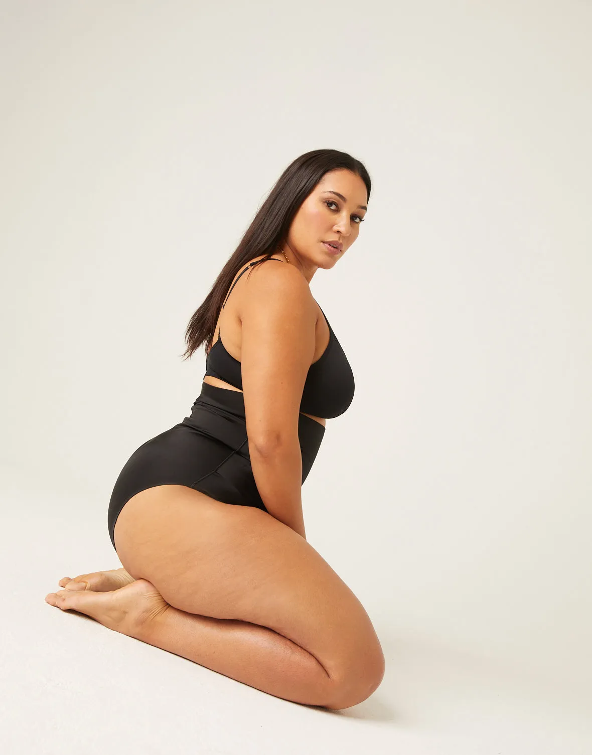 Plus Size High Waisted Shapewear Briefs