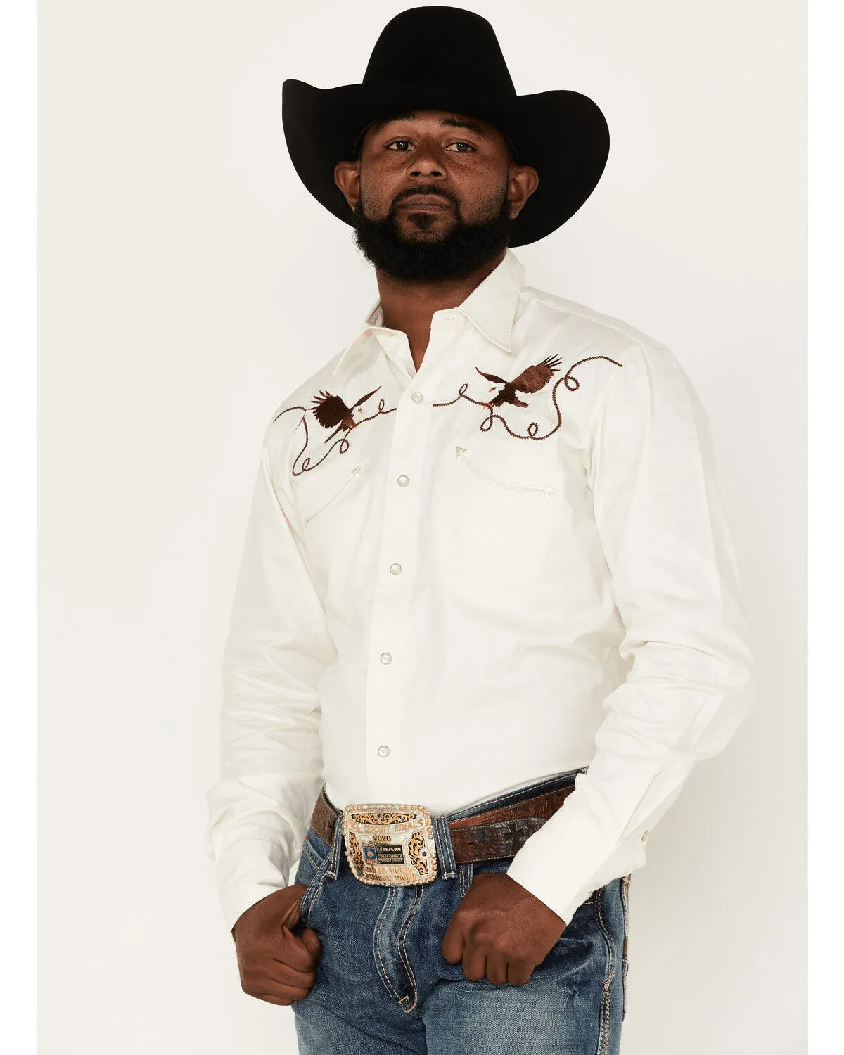 Product Name:  Roper Men's Old West Long Sleeve Pearl Snap Western Shirt