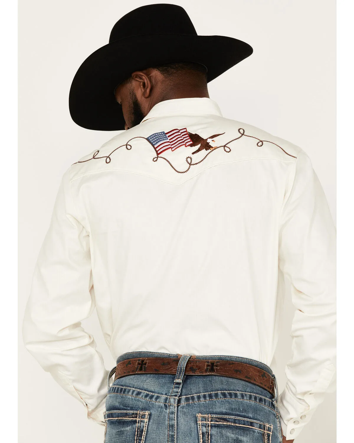 Product Name:  Roper Men's Old West Long Sleeve Pearl Snap Western Shirt