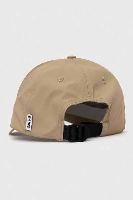 Rains baseball cap 13600 Cap beige color