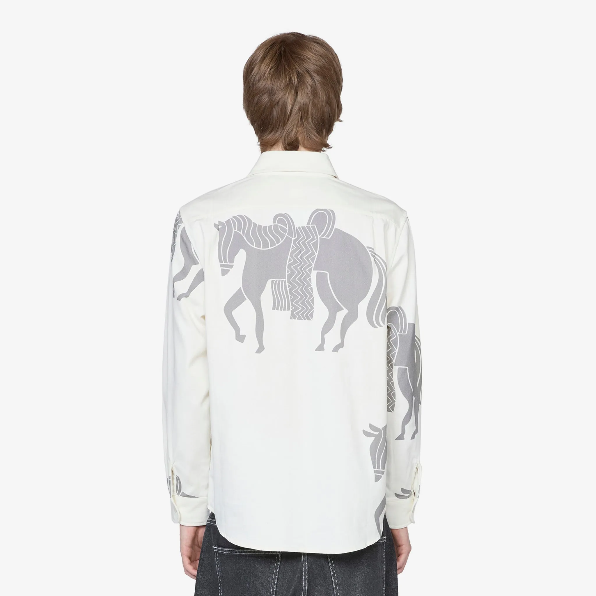 Repeated Horse Shirt Off White