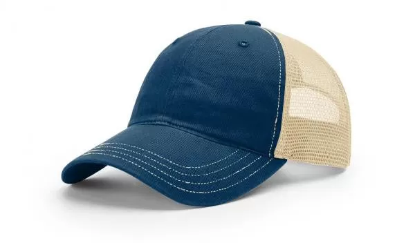 Richardson 111 Garment Washed, Mesh Back Snap Back  Cap