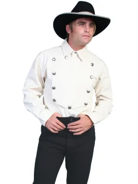 Scully Men's Rangewear Cavalry Bib Old West Shirt