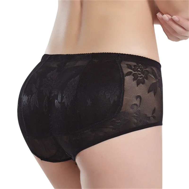 Sexy Women Hip Butt Lift Up Padded Enhancer Shaper Panties Underwear Beige Black M-3XL SM6