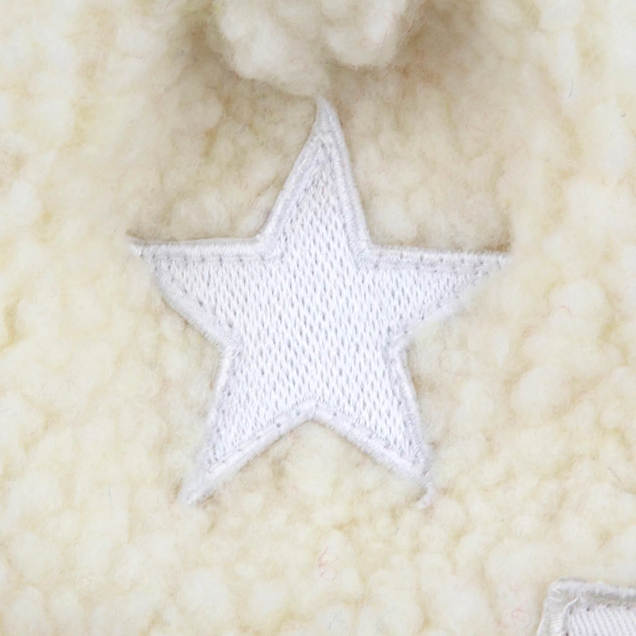 SOUNDER GOLF DRIVER HEADCOVER - CREAM / OFF WHITE STAR LOGO