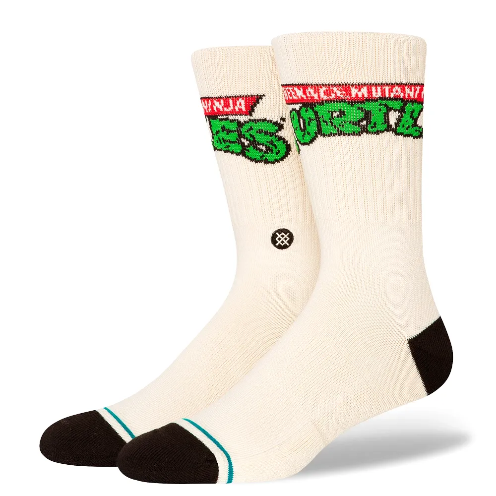 Stance Turtles Socks Off White