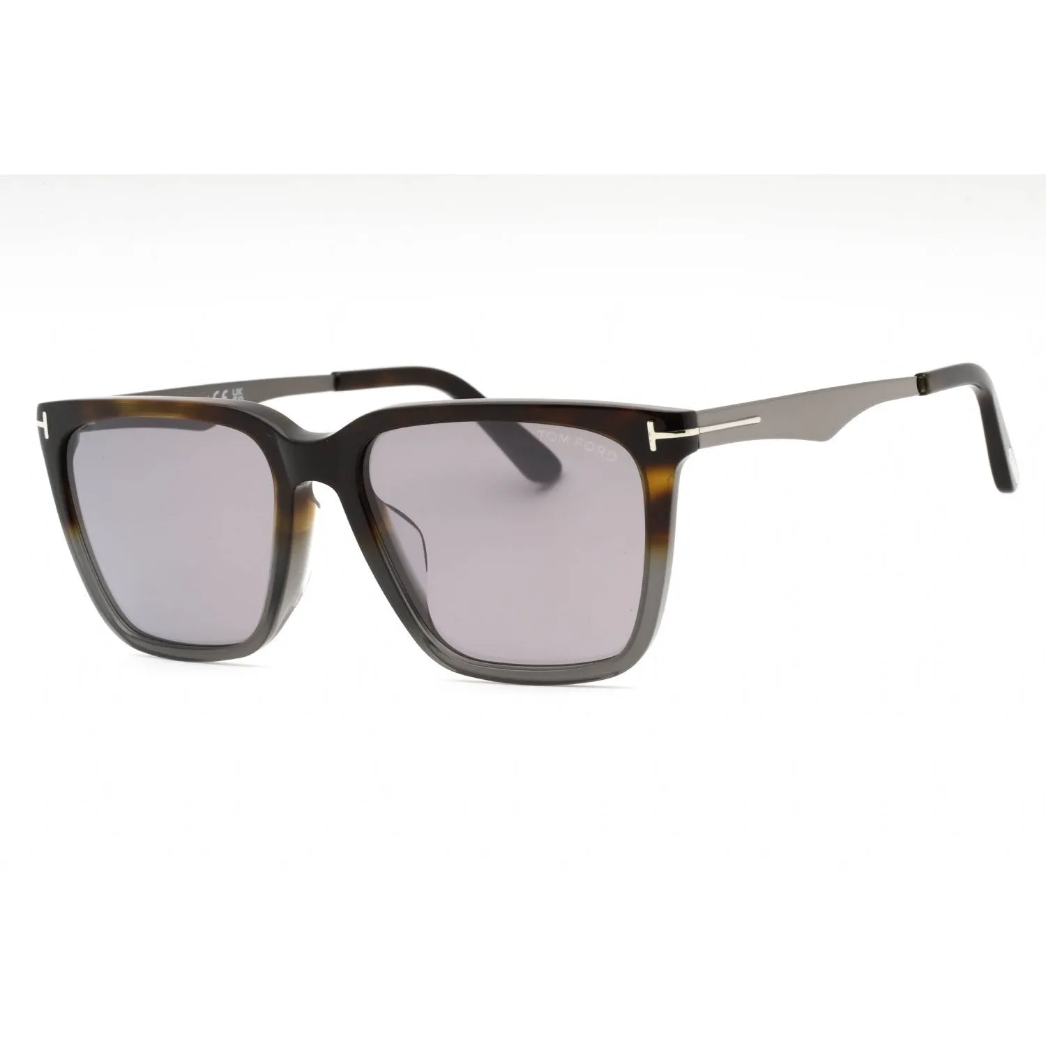 Tom Ford FT0862-F Sunglasses havana/other / smoke mirror