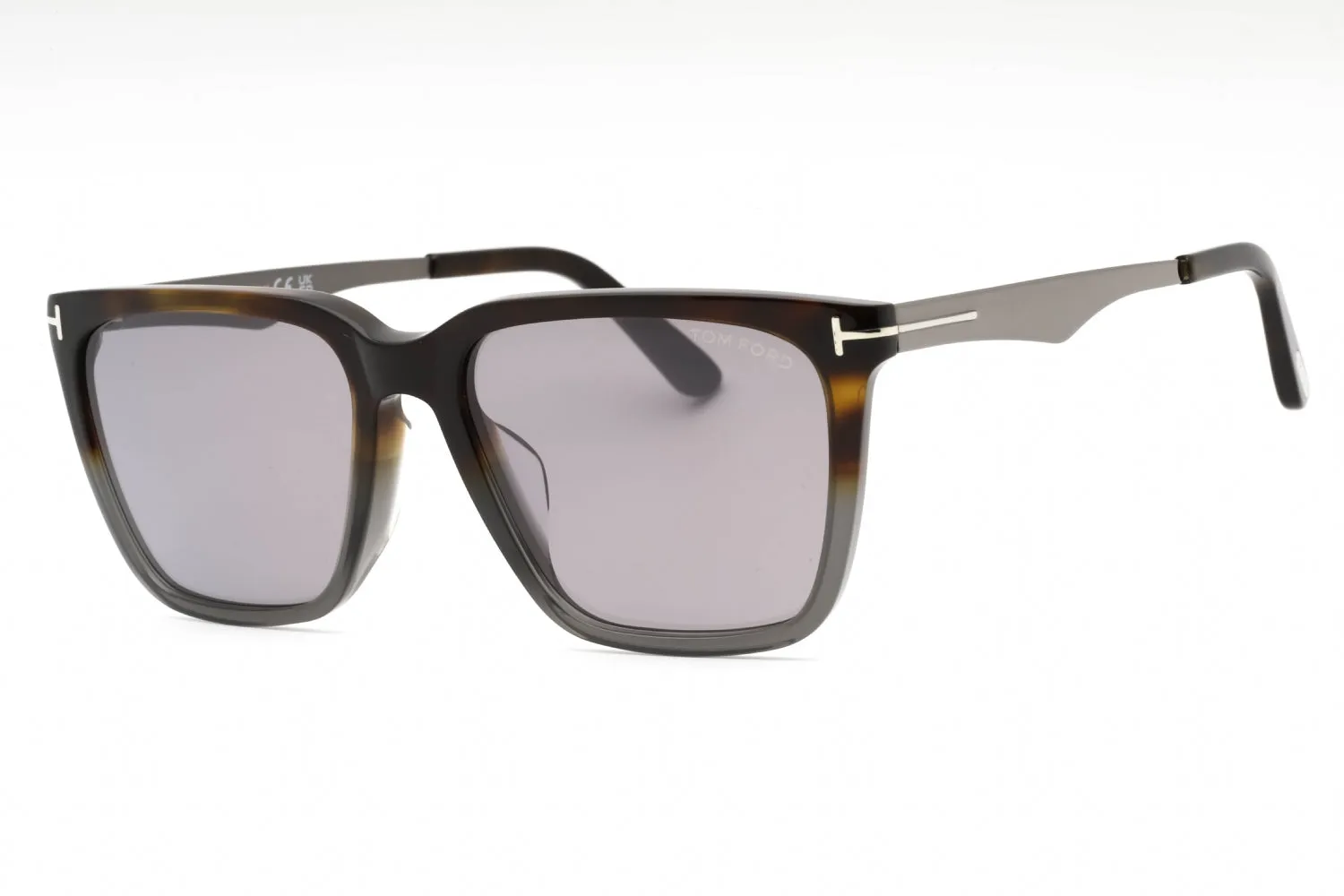 Tom Ford FT0862-F Sunglasses havana/other / smoke mirror