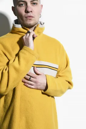 Vintage 90s ski fleece yellow